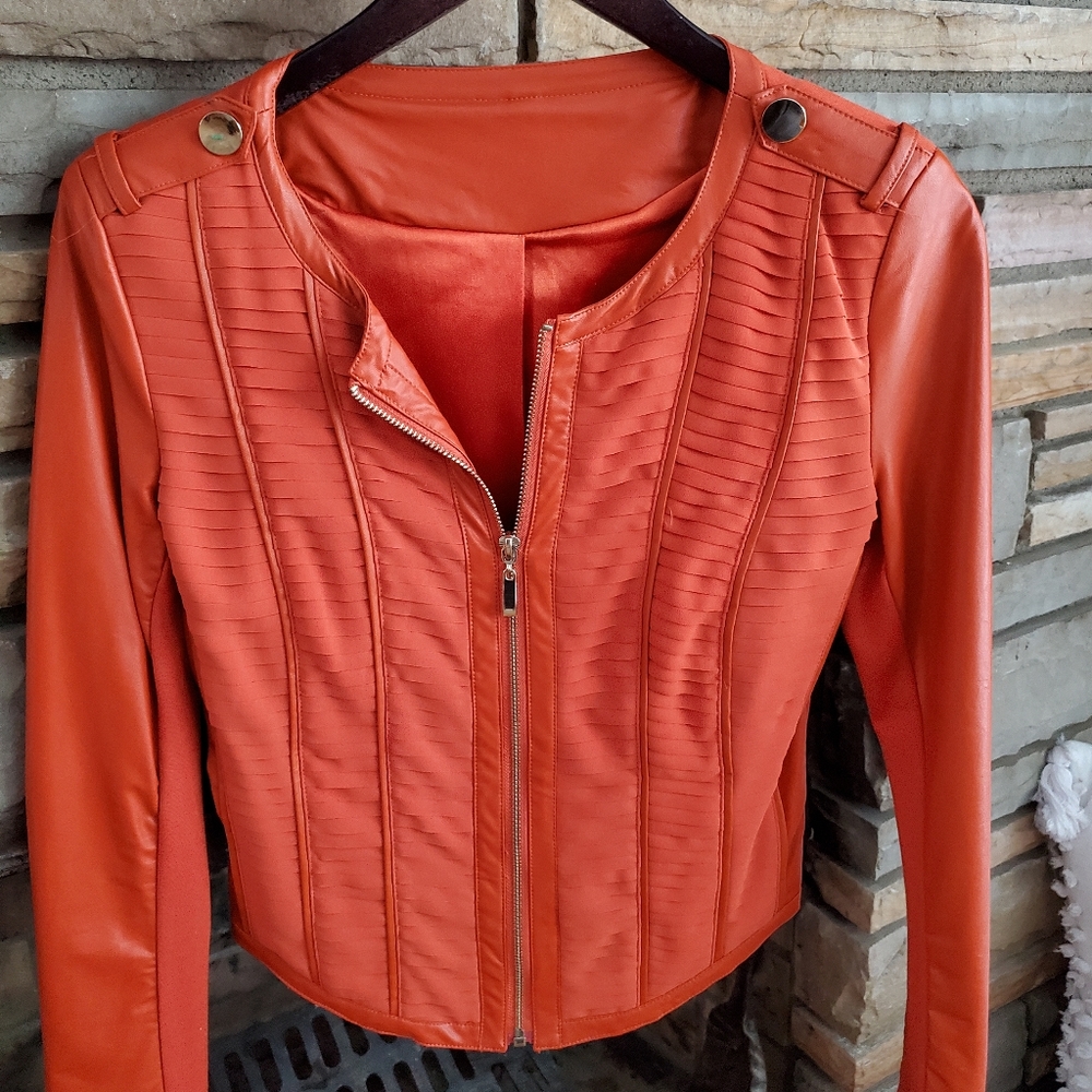 Orange jacket